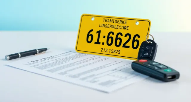 Kurzzeitkennzeichen am Fahrzeug – Versicherung für Überführungsfahrten